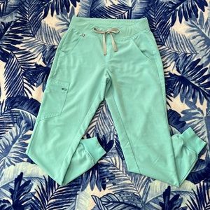 FIGS Aqua limited edition joggers